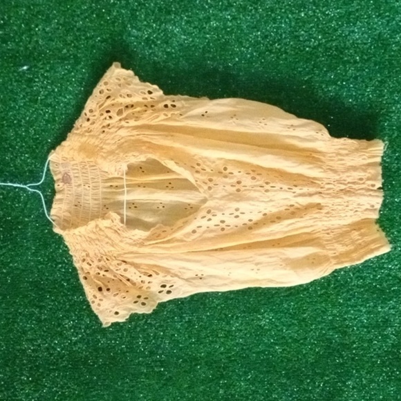 Free people one eyelet short sleeve blouse - Picture 1 of 3